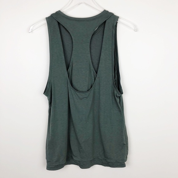 Athleta Tops - Athleta | Essence Double Layer Tank Top Green S